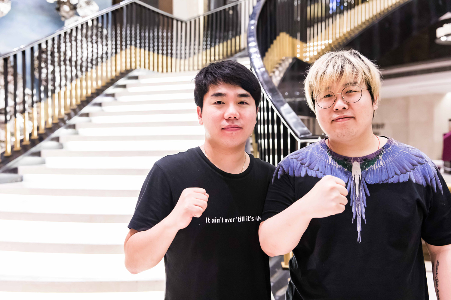 m1ka和homme才采访结束后的合影,图by十三